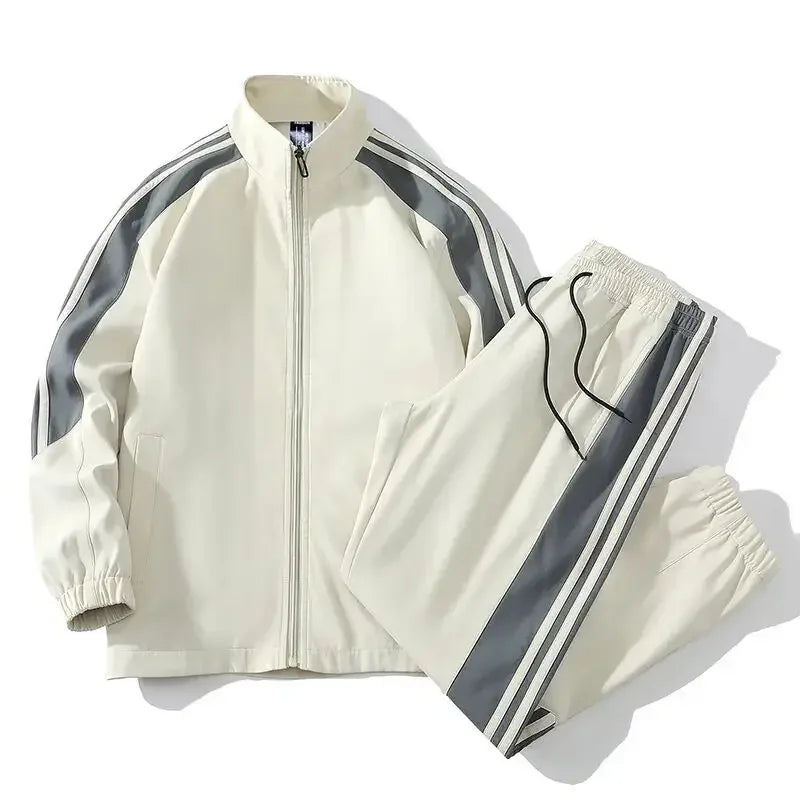 Casual Suit Men Spring Autumn Trendy Loose Fit Sports Suit New Style Fashionable