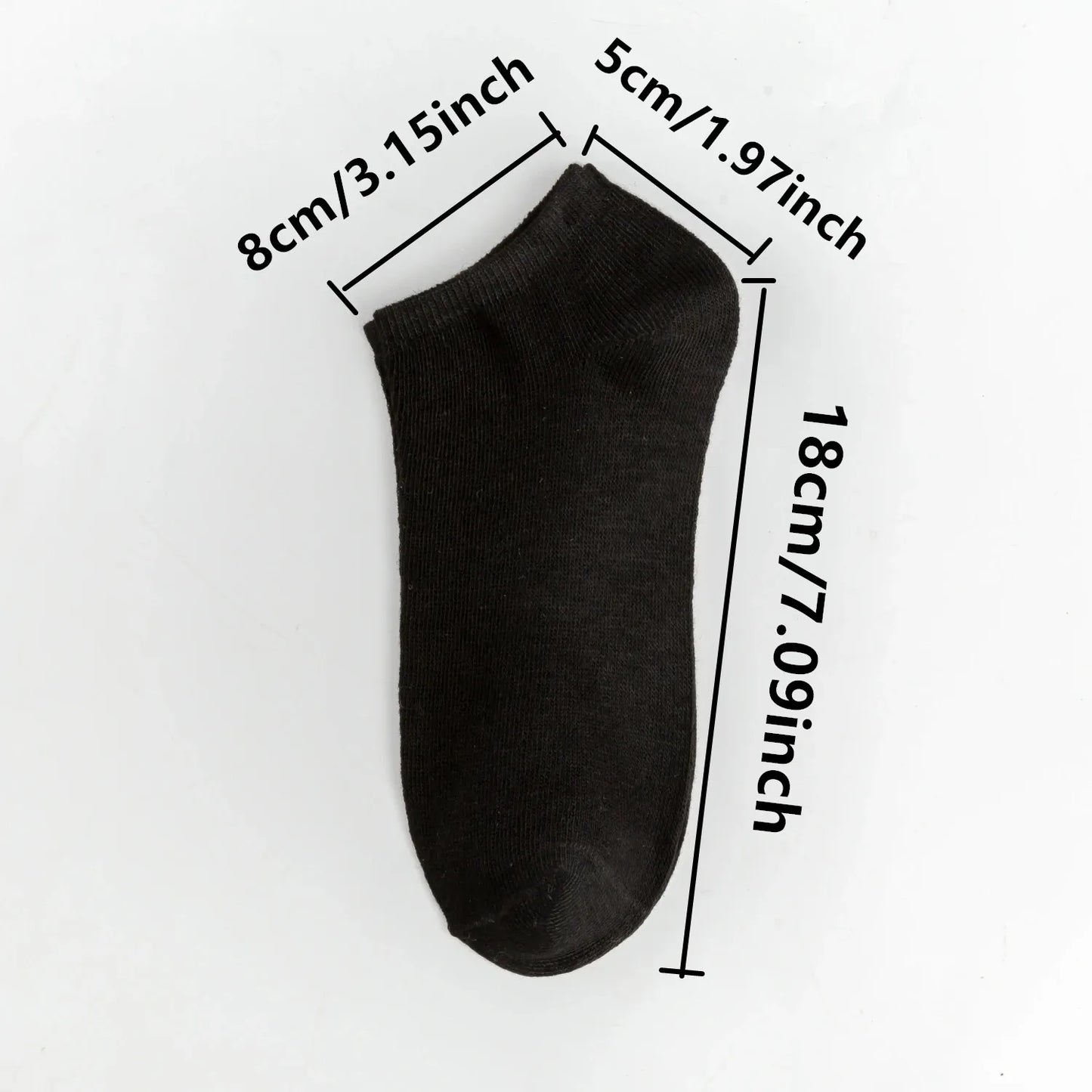 10 pairs/Men's Socks Spring/Summer Thin, Breathable, Soft Polyester Cotton Socks Black Casual Business Ankle Socks Boat Socks