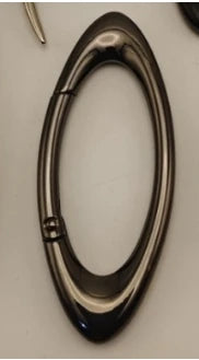 Zinc Alloy Mountaineering Keychain Oval Multifunctional Belt Buckle ESSENTIAL ICON CARABINER BLACKOUT Mountaineering Accessories