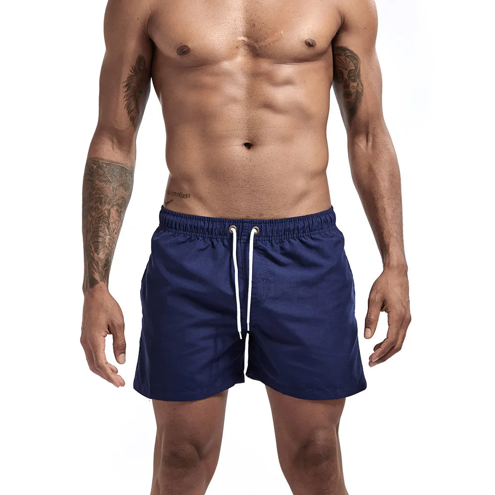 Men's Quick Dry Board Shorts Swim Trunks Bathing Suit Breathable Drawstring With Pockets for Surfing Beach Casual Summer