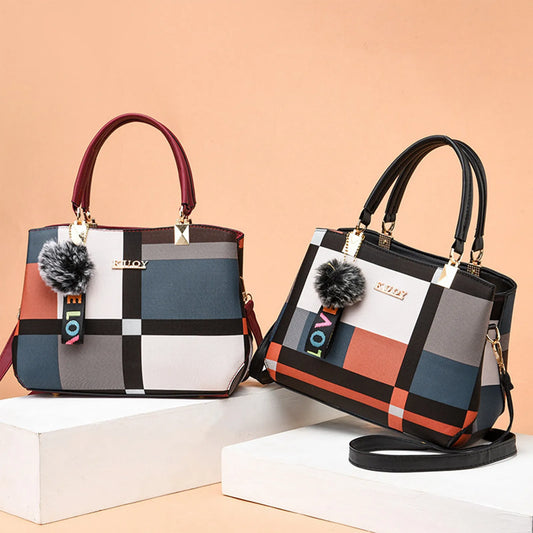 Elegant Designer Handbags Women Bags Messenger Pu Leather Crossbody Bags Shoulder Bag Top-Hand Tote Bag