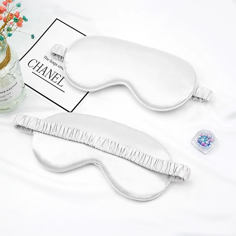 Mulberry silk blackout sleep mask eye mask travel relaxation mask eye mask healthy sleep shield soft eye protection tool