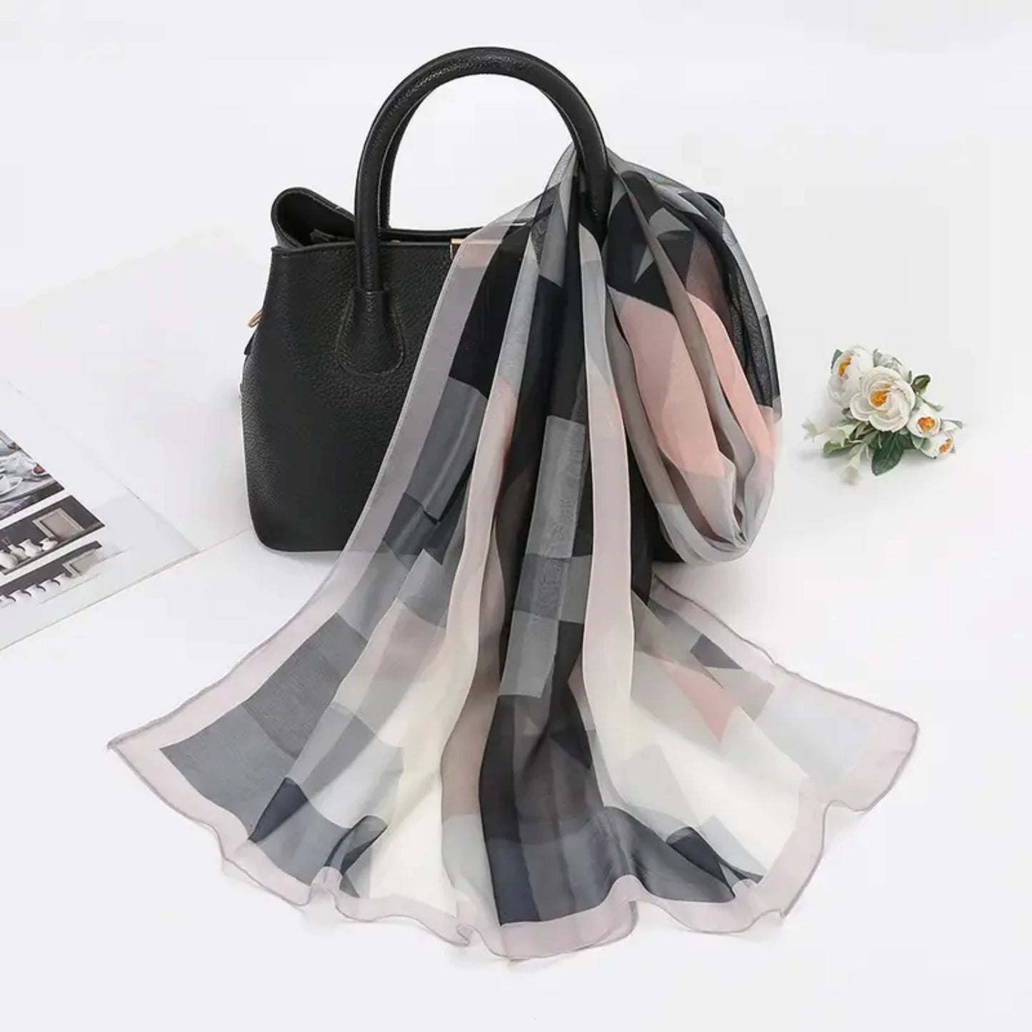 Lightweight Print Pattern Scarf Fashion Scarves Sunscreen Shawls