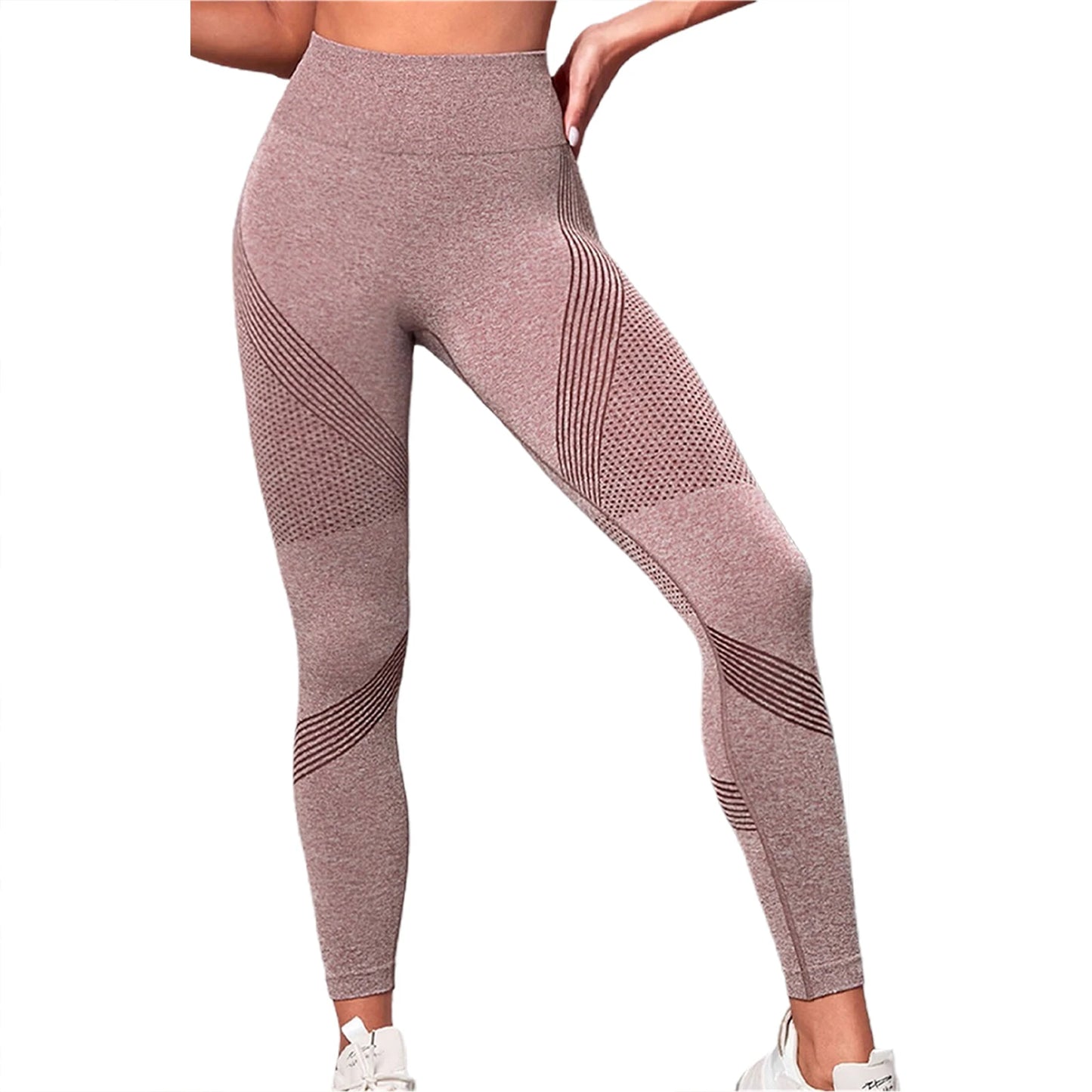 High Waist Compression Leggings with Butt Lift Technology - Tummy Control Yoga Pants with Stretchy Contour Design