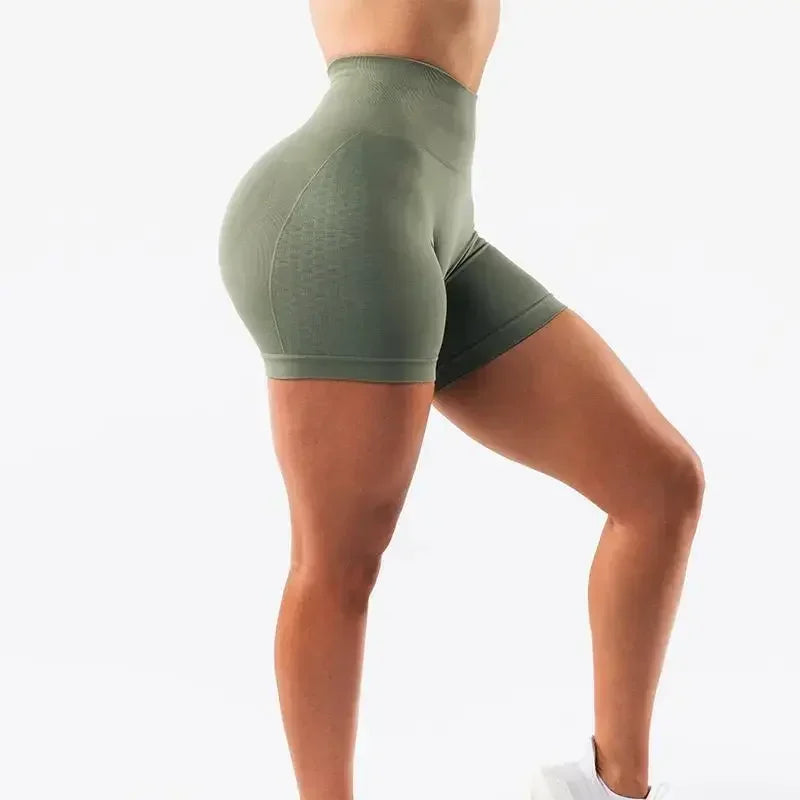 Contour Shorts Soft Workout Tights Fitness  Yoga Shorts Gym Wear Biker Shorts