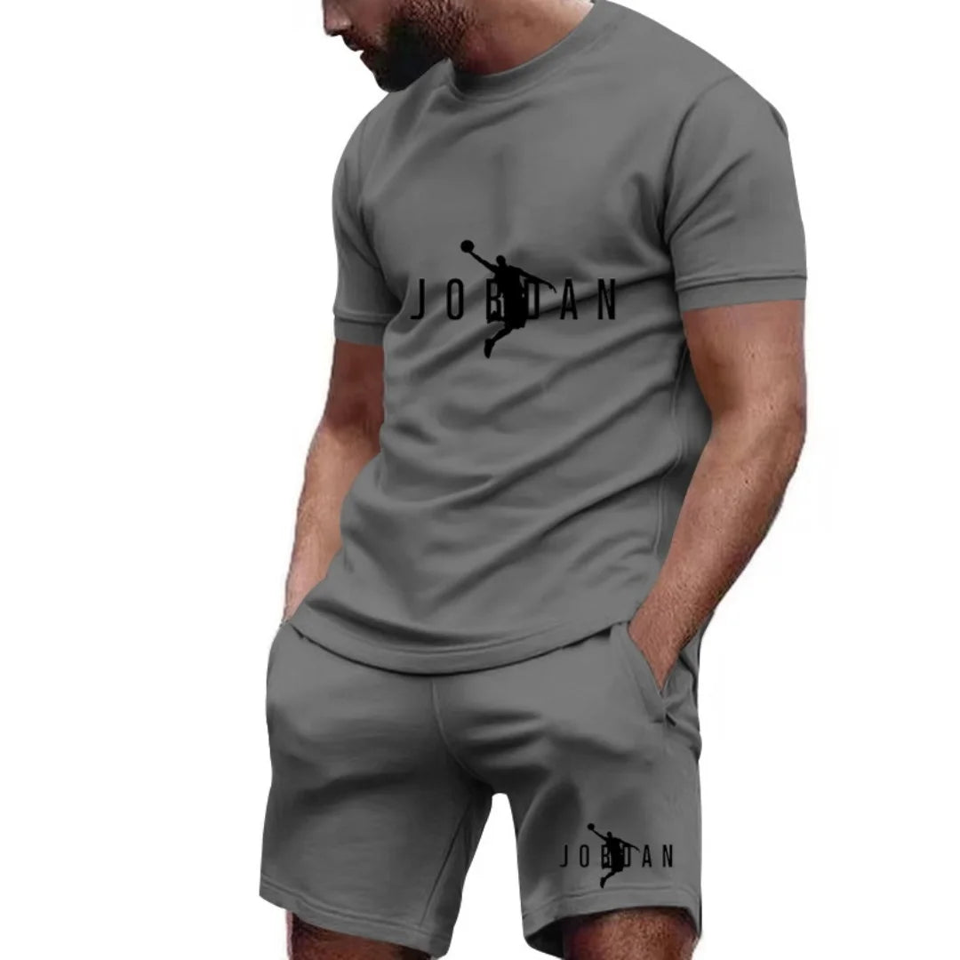 Fashion Summer Men's Sets Clothing Casual T-Shirts And Shorts Two Piece Tracksuits Outwear Loose Tops & Tees