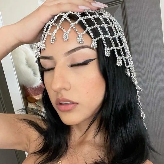 Mesh Hair Accessories Luxury Designer  Ornaments 1920s Gatsby  Headpiece