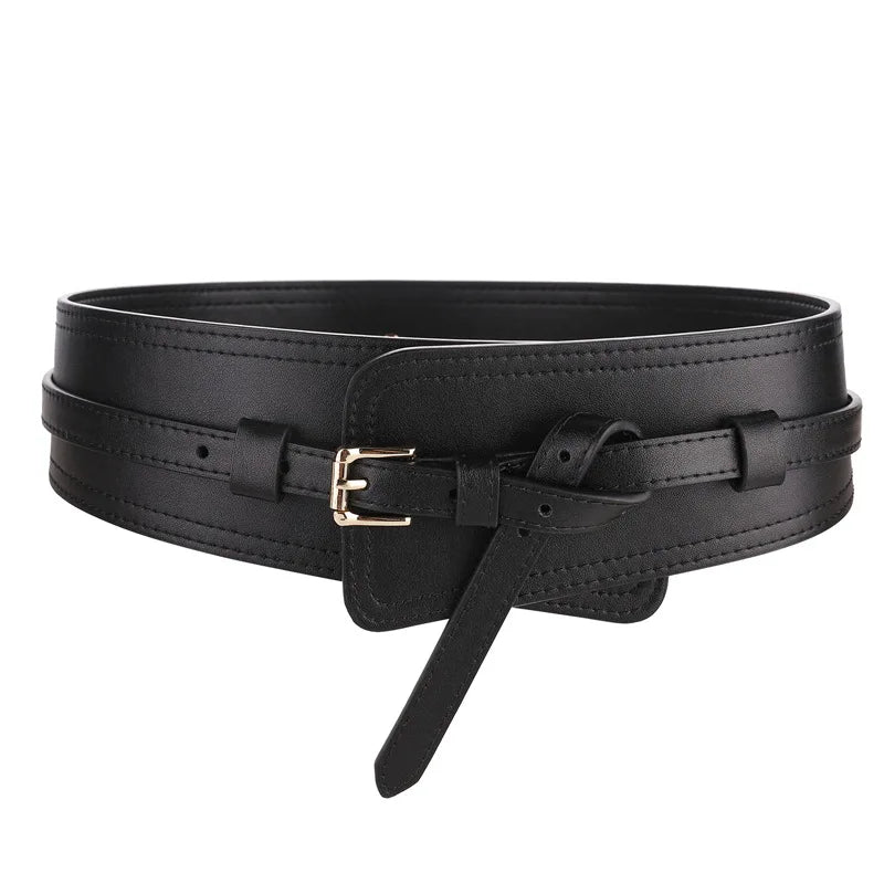 Wide Belt Style Genuine Leather Belt