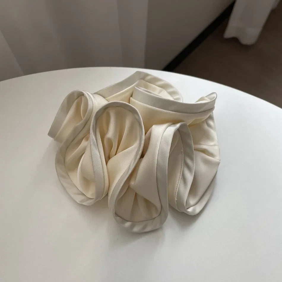 French Design Sense  Hair Tie Ins-Like Satin Hair Tie For Women  Style Hair Tie