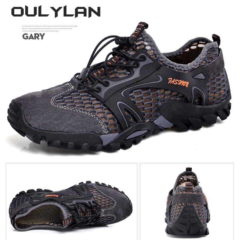 Outdoor Breathable Hiking Shoes Men Women Sports Hollow Out Wading Shoes Fishing and River Tracing