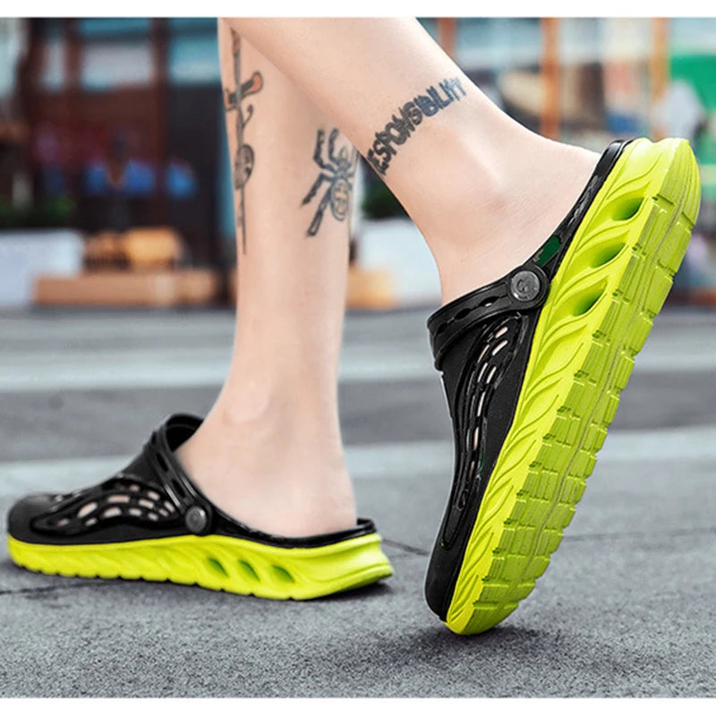 Beach Sandals Thick Sole Slipper Waterproof Anti-Slip Sandals Flip Flops