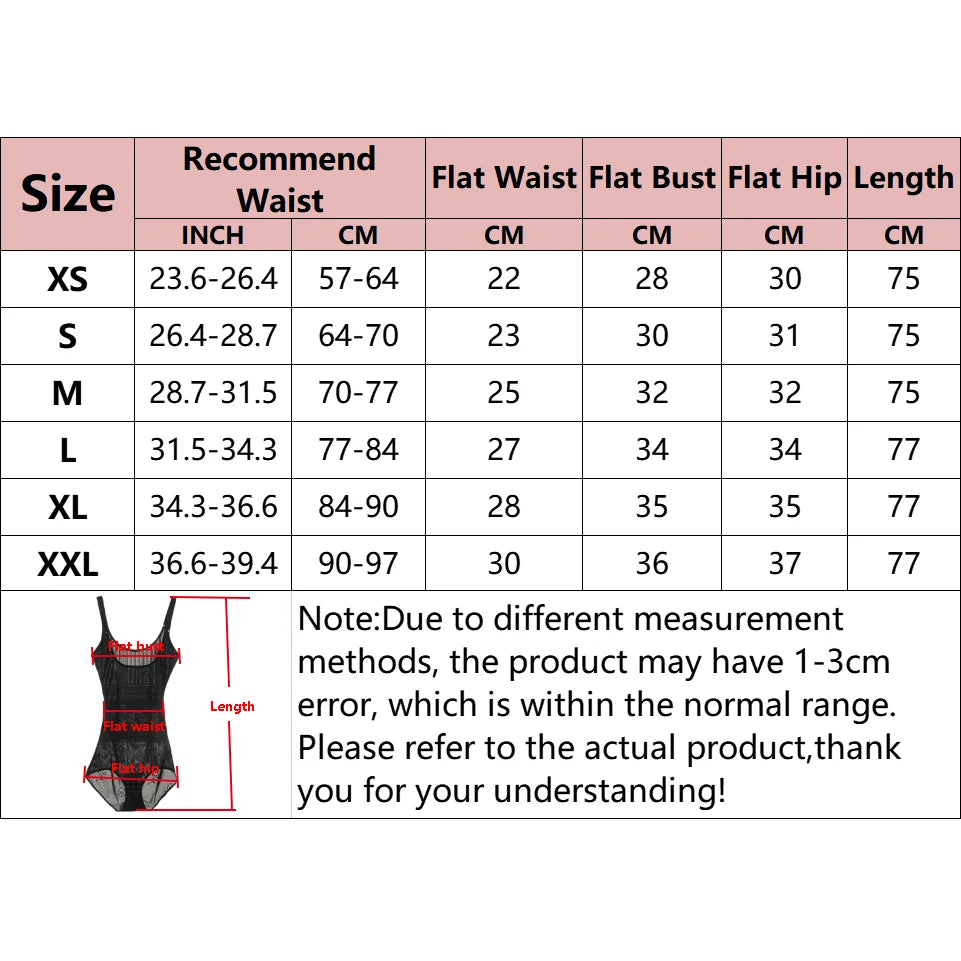 Women Bodysuit Body Shaper Slimming Waist Trainer Shaping Shapewear Tummy Control Underwear Flat Belly