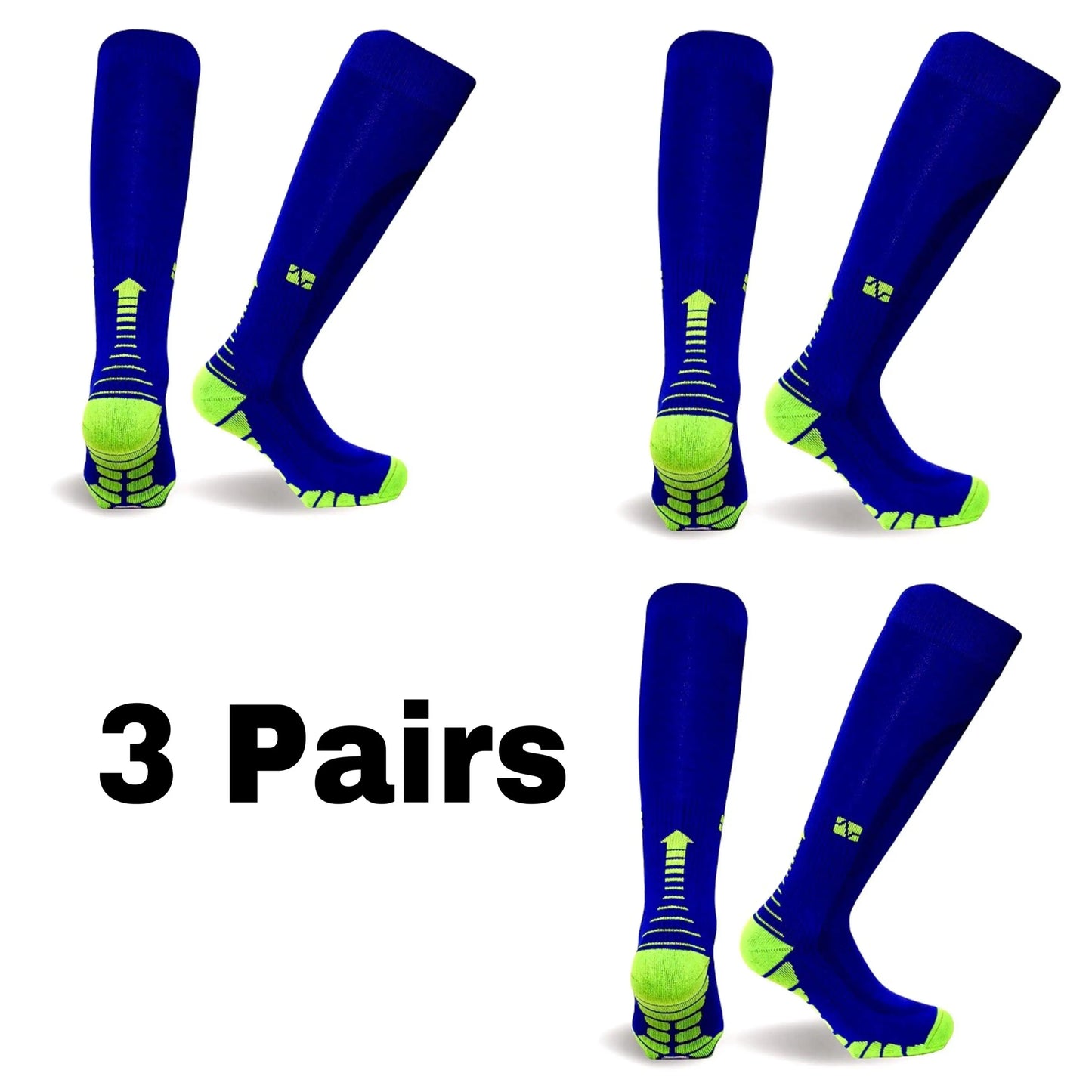 Compression Socks Knee High 20-30 Mmhg Fit Medical Edema Diabetes Varicose Veins Running Marathon Compression Sports Socks