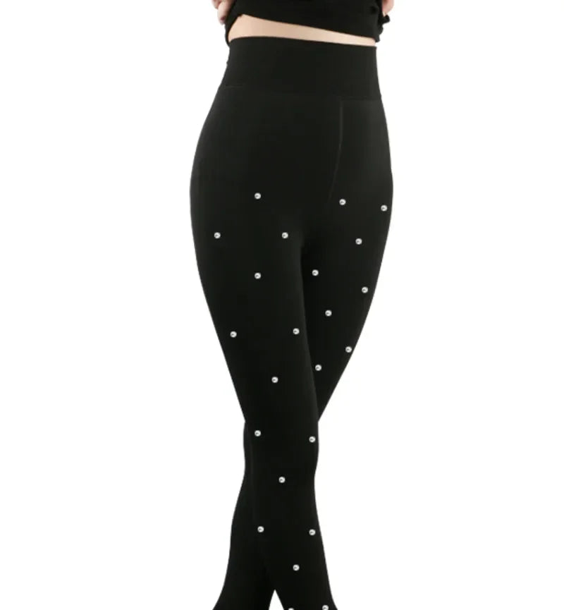 Rhinestone Tights Pantyhose Professional Training Pants Gymnastics