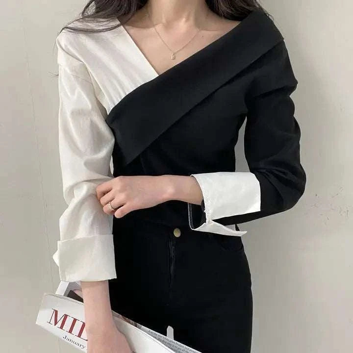 Long Sleeve V Neck Shirt