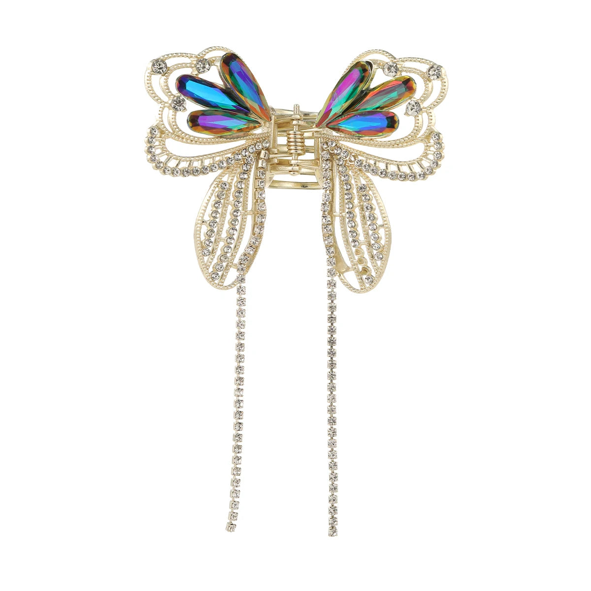 Hairpin Hair Accessories Women Simple Hair Claw Clip Butterfly Pearl Tassel Hair Clip