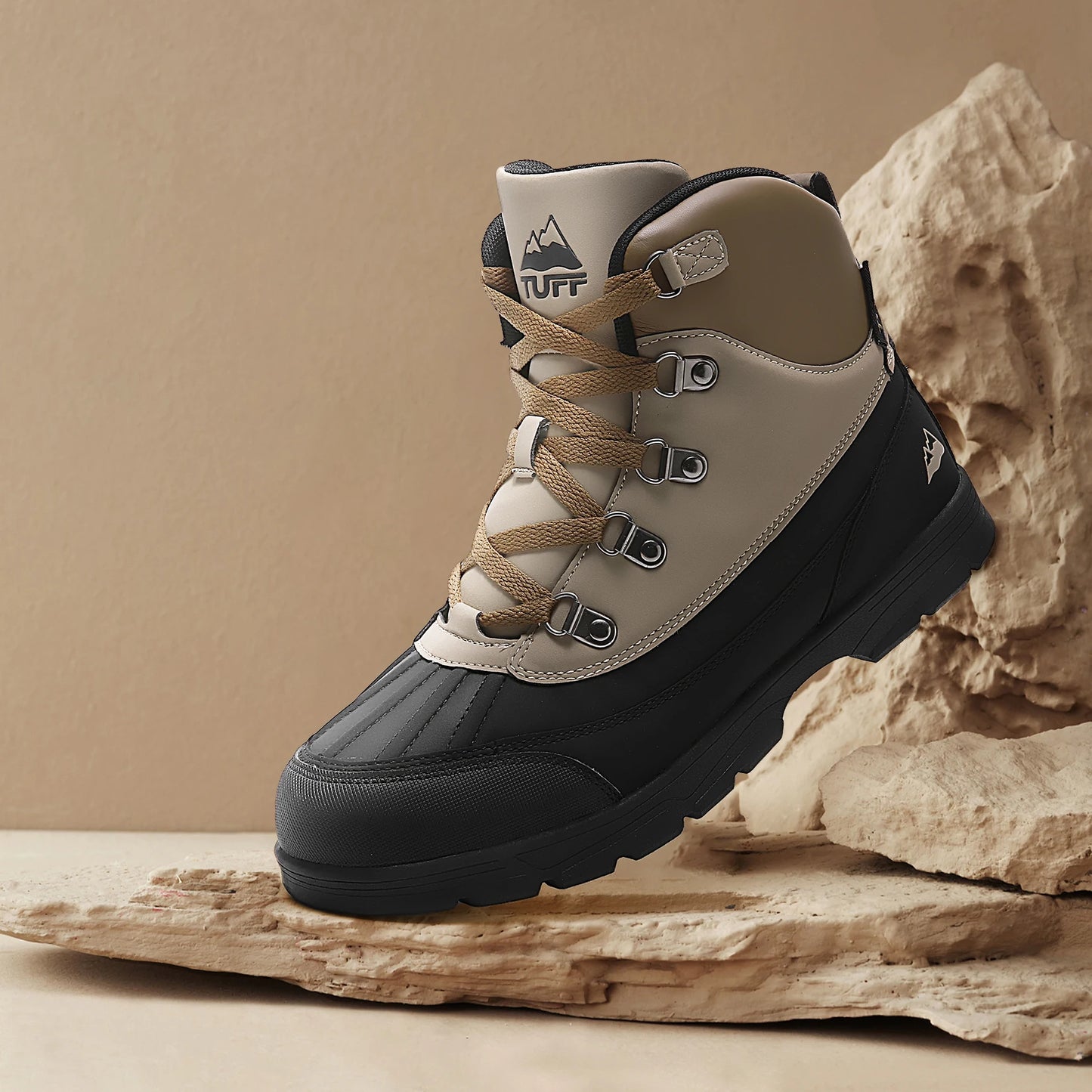 Hiking Boots High Tops Comfortable Lace-up Sports Boots Outdoor Hiking Shoes