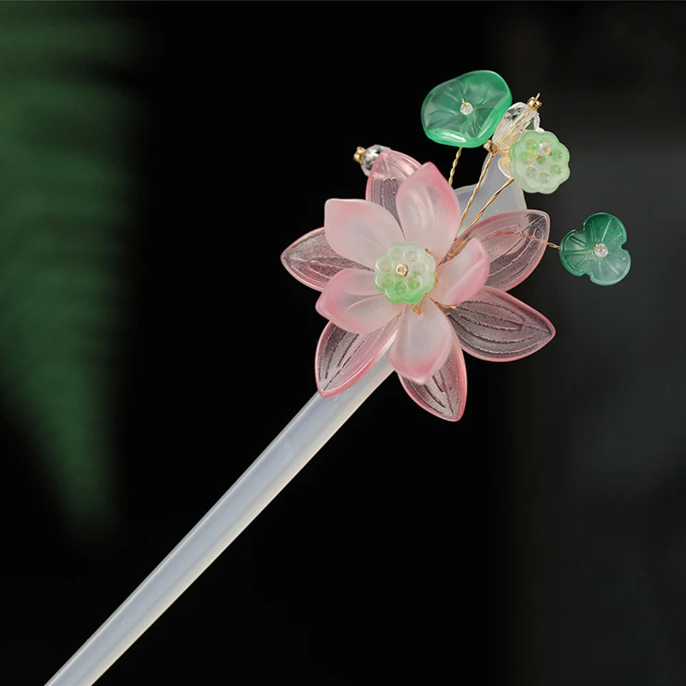 Pearl Rhinestone Flower Hairpins Hair Accessories Pearl Hairpins Flower Hair Pins Hair Ornaments Hair Stick