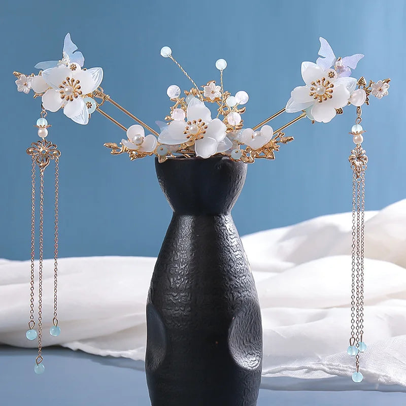 Hair Accessories & Earrings Set Hair Clip Hairpins Hair comb Bridal Headdress Retro Hair Accessories Headwear Gift Earrings