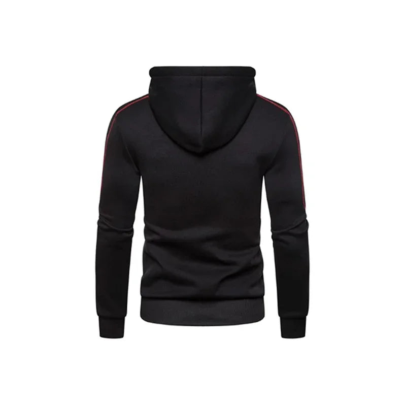 Men's Sets Wear Men's Fashion Autumn Winter Double Zipper Jacket/ Hoodie Pant Warm Tracksuit Sportwear Jogging Suits