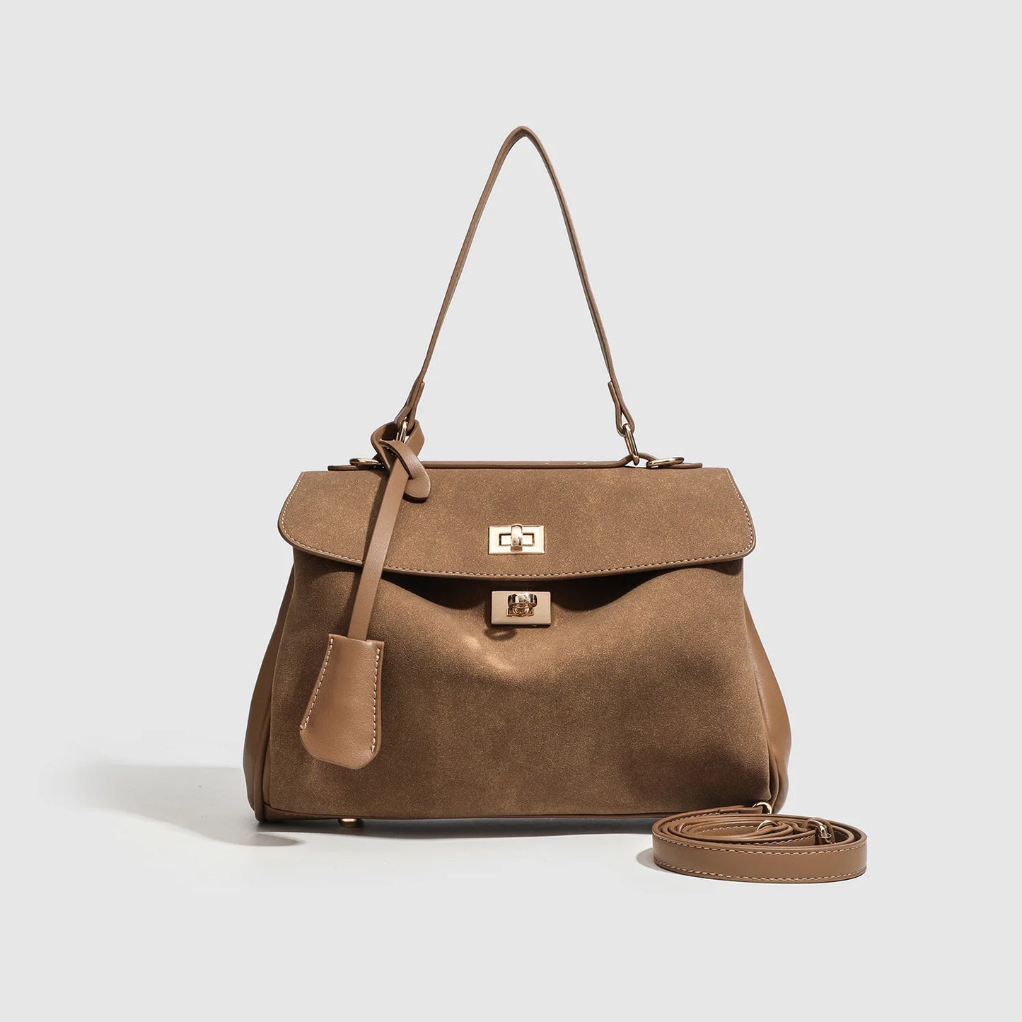 Luxury Women's Tote Bag Suede Leather Shoulder Bags Female Soft Handbags High Quality Messenger Bag Ladies Satchels