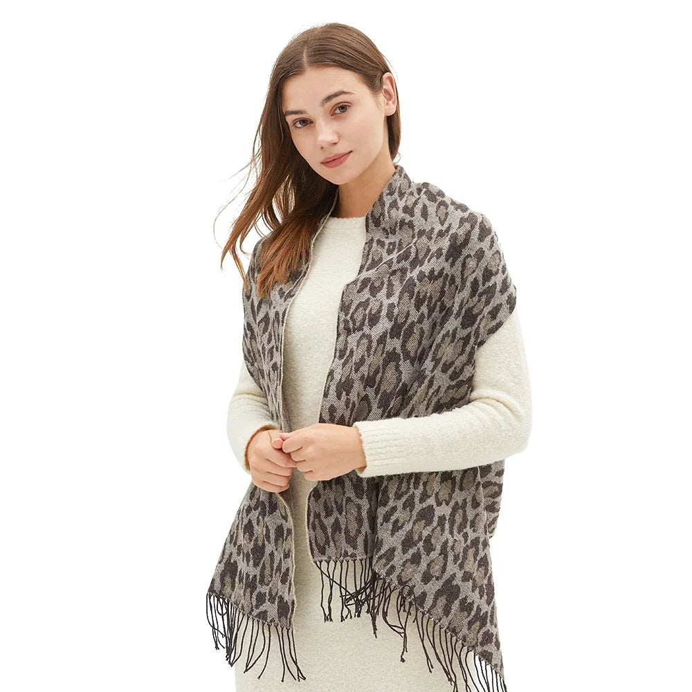 Winter Scarf Shawls Wraps with Tassels Blanket Quality Muffler Outdoor