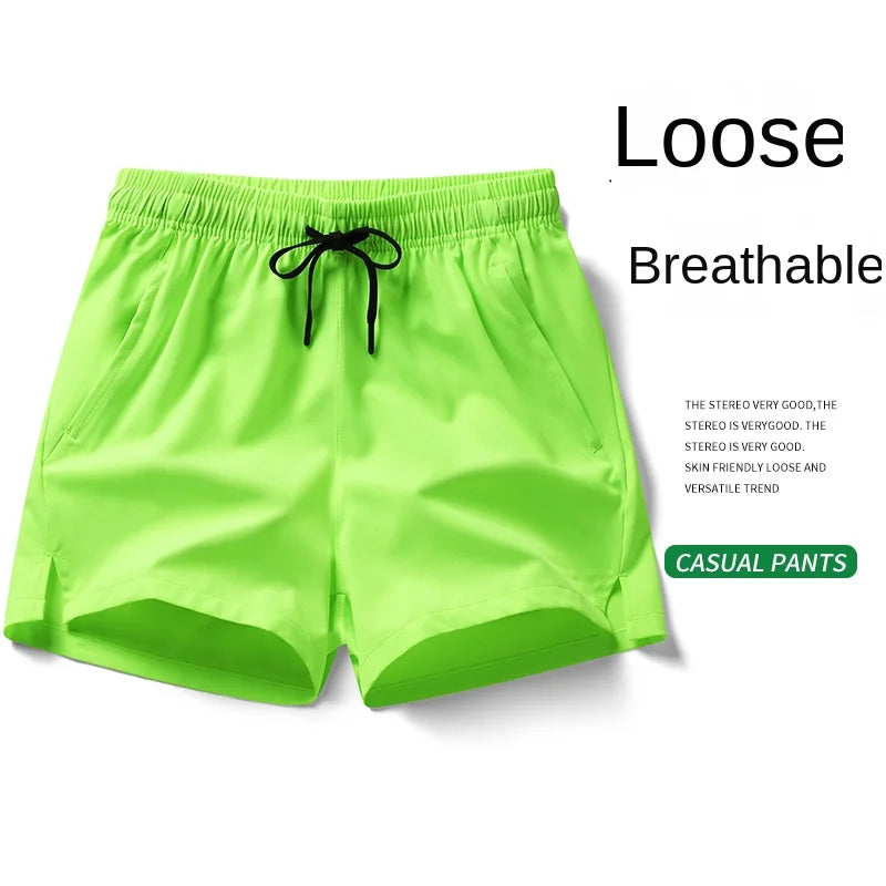 hot selling sports shorts, running pants, three piece pants, men's and women's zippered pockets, couple's shorts