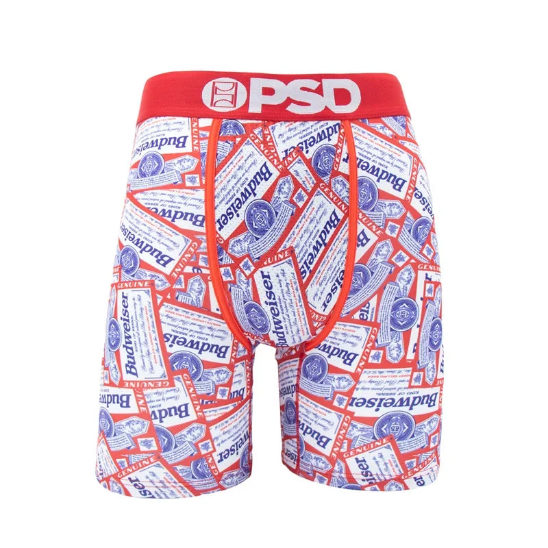 1Pcs Sexy Men Underwear Boxershorts Fashion Printed Man Underpants Panties Breathable Men Innerwear Cuecas Mens Boxer Underwear