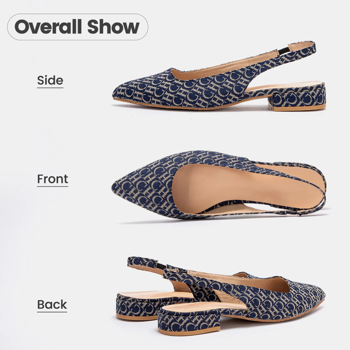Flat Bottom  Low Heel Ankle Strap Sandals