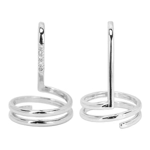 Decorative Nail Ring Fashion Fingertip Jewelry Nail Art Ring Ladies Wearing Nail Accessories Platinum