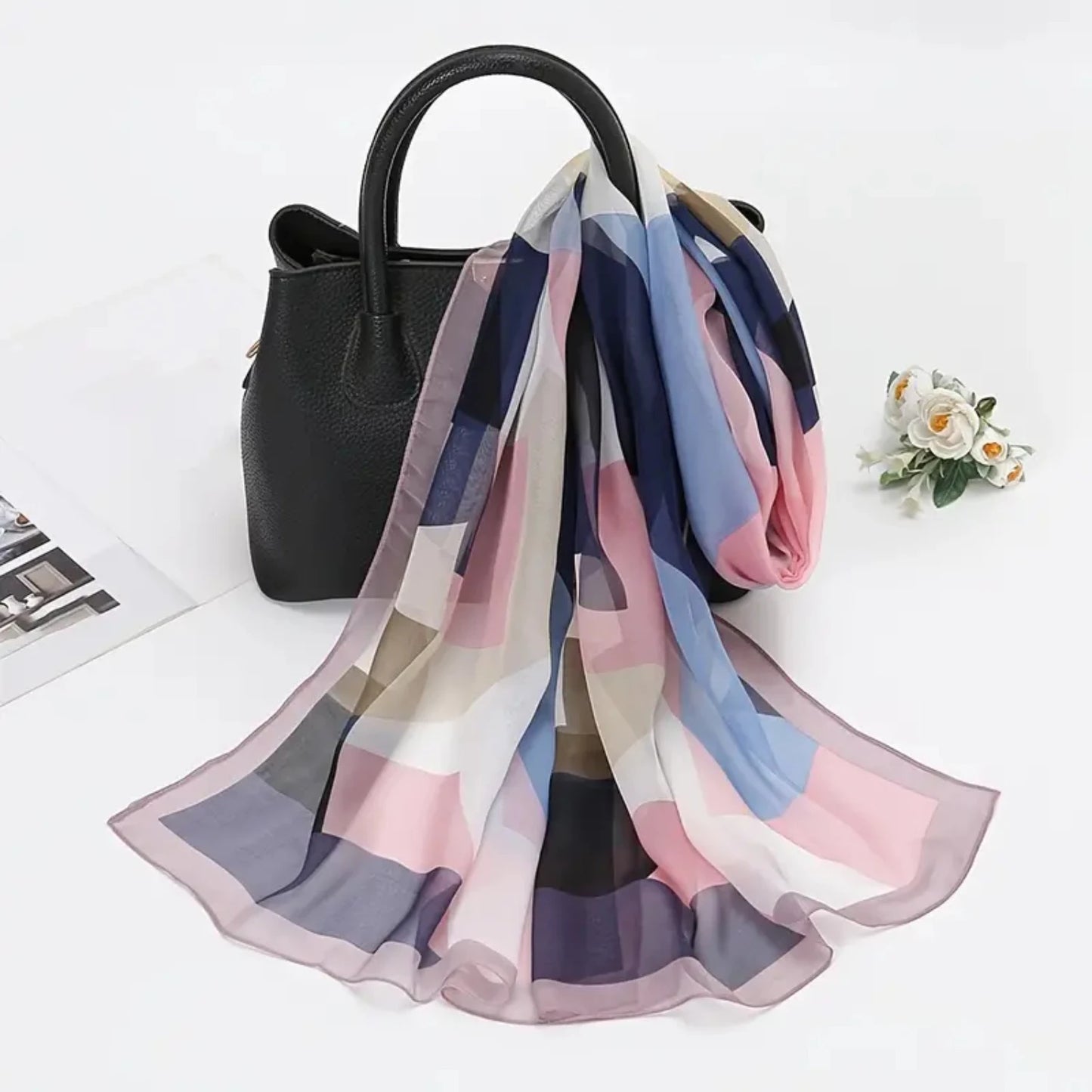 Lightweight Print Pattern Scarf Fashion Scarves Sunscreen Shawls