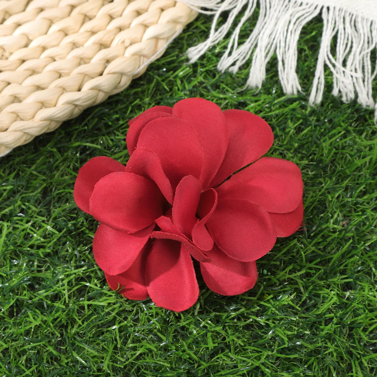 Orchid Flowers Hair Clips Bohemian Small Hairpin Barrette Beach Wedding Flower Women Holiday Hair Clip Hair Accessories