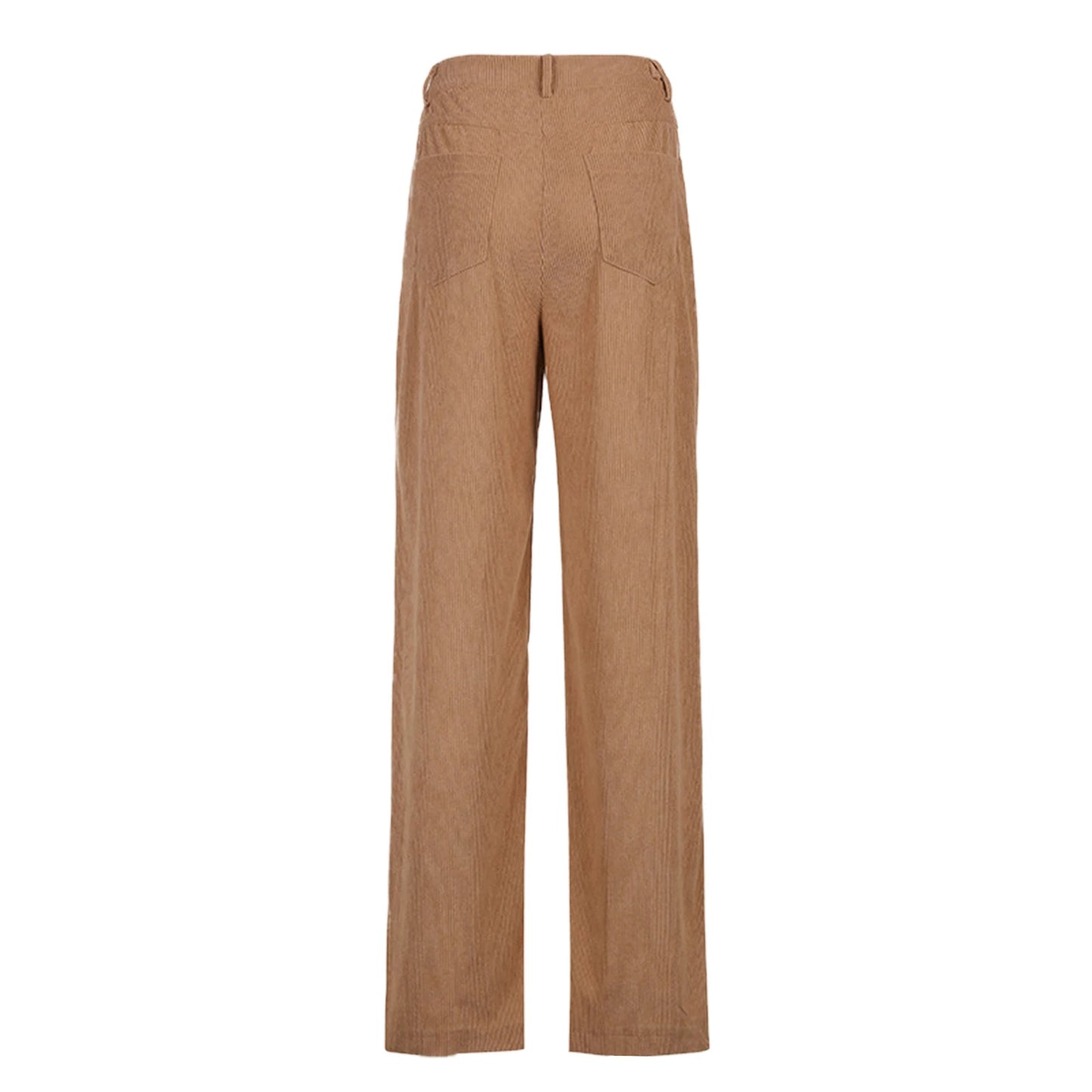High Waist Straight-leg Pants for Women Solid Color Street Style Spring Trousers with Casual Chic Vibe