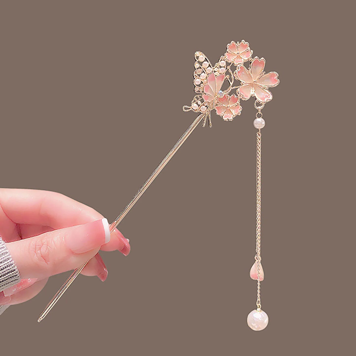 Pearl Rhinestone Flower Hairpins Hair Accessories Pearl Hairpins Flower Hair Pins Hair Ornaments Hair Stick
