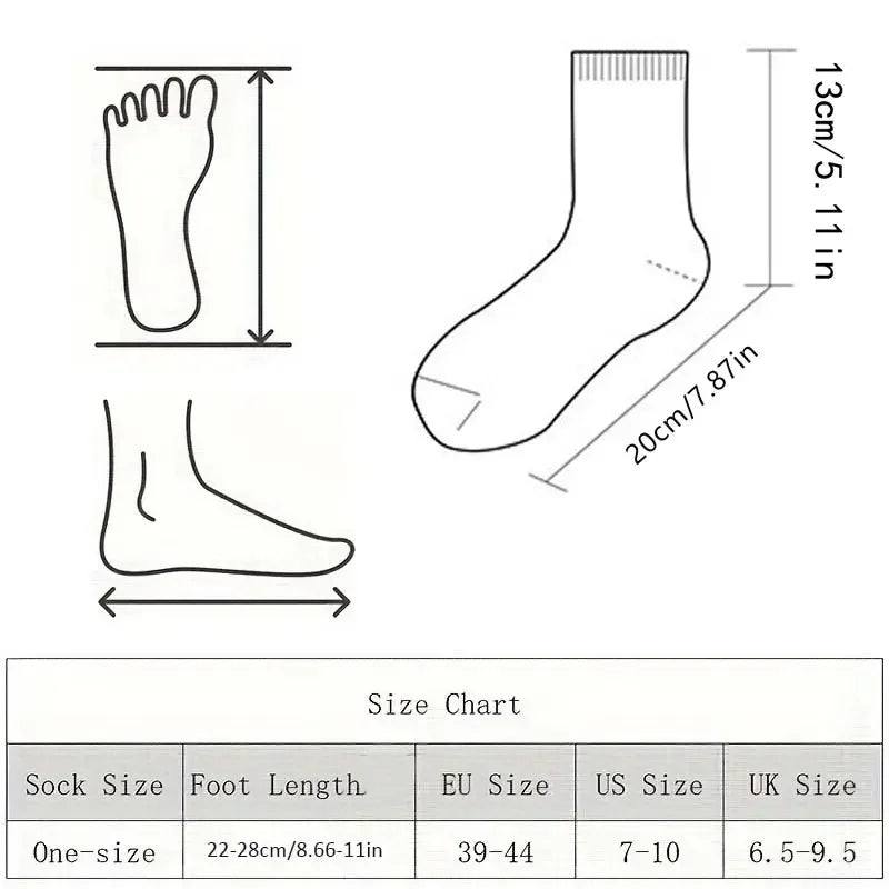 6/10/30Pairs of High-Quality Soft and Comfortable Men's Running Socks Summer Sweat Wicking and Breathable Basketball Sports Sock