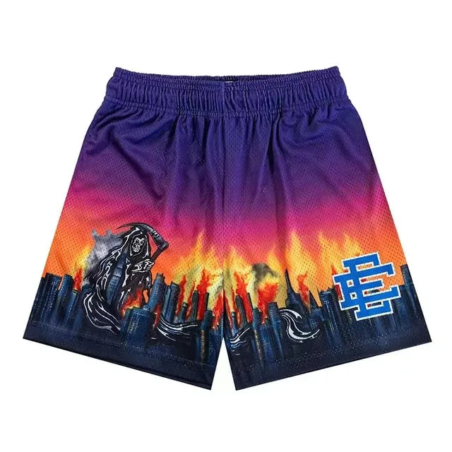 Beach Board Shorts fitness Training Workout Sport Short  Jogging Mesh Casual Shorts