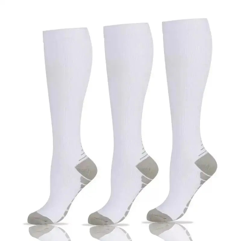Compression Socks Knee High 20-30 Mmhg Fit Medical Edema Diabetes Varicose Veins Running Marathon Compression Sports Socks