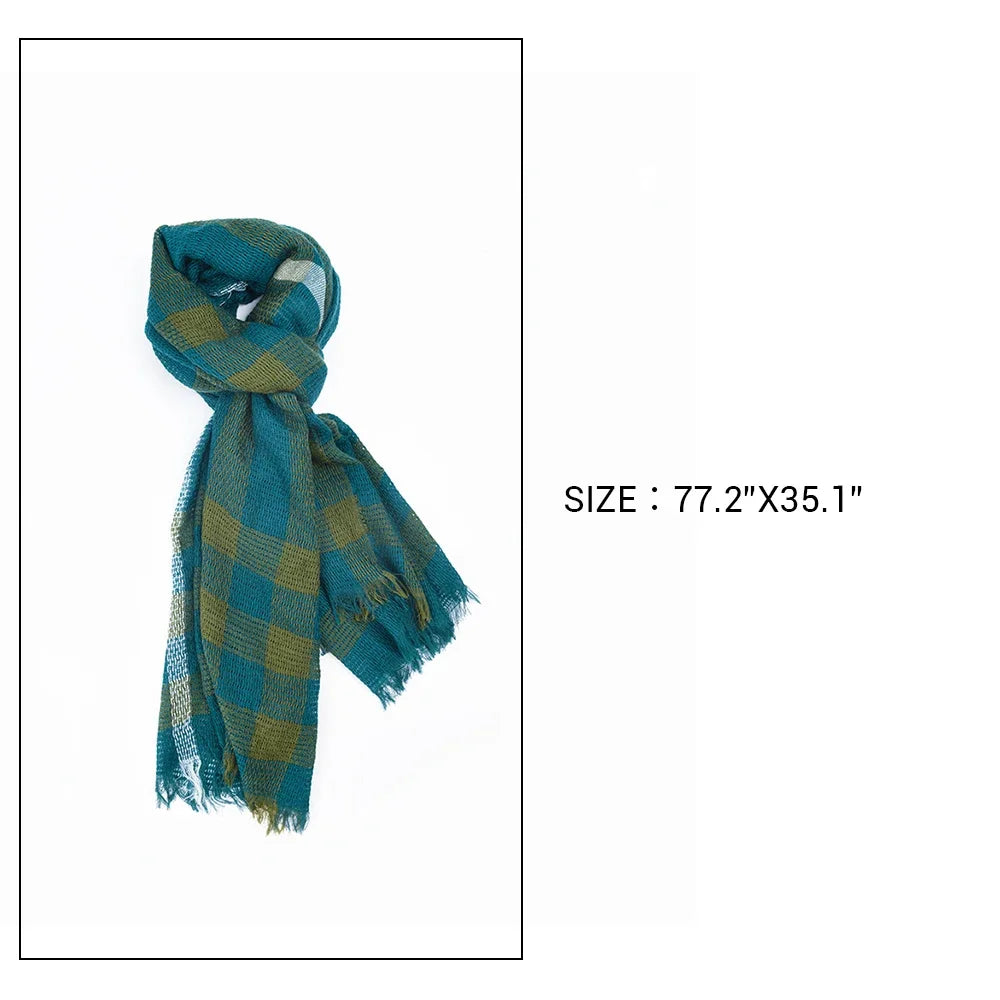 Winter Scarf Shawls Wraps with Tassels Blanket Quality Muffler Outdoor