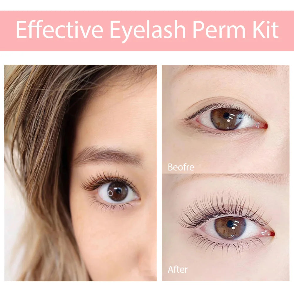 Lash Lift Kit Lifting Eyelashes Lasting 6-8 Weeks Lash Perm Eyelash Enhancer Makeup Tools