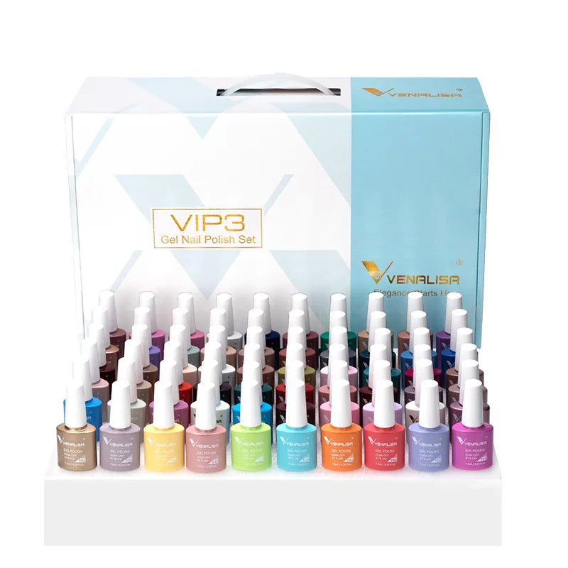 Nail Gel Polish with Color Display For New Learner Nail  Gel Varnish Branded Suitcase