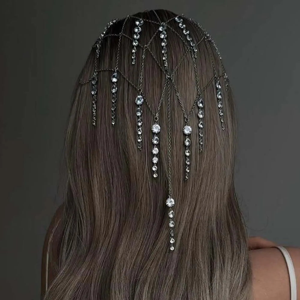 Tassel Headpieces Headdress Crystal Bohemian