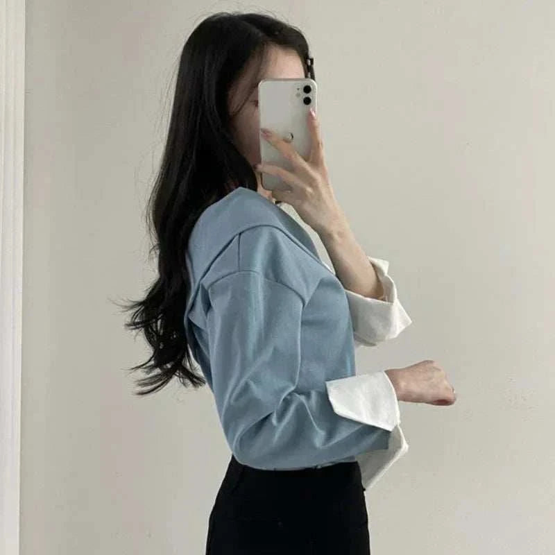 Long Sleeve V Neck Shirt
