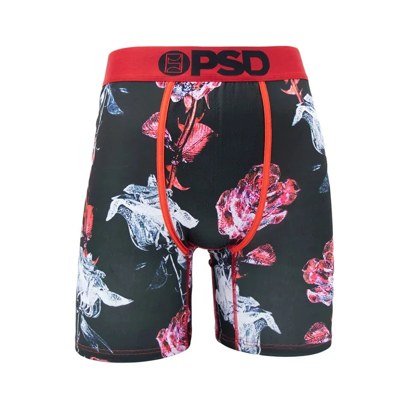Sexy Men Underwear Boxershorts Man Underpants Panties Breathable Print Men Innerwear Man Boxer Shorts Plus Size Mens Trunks