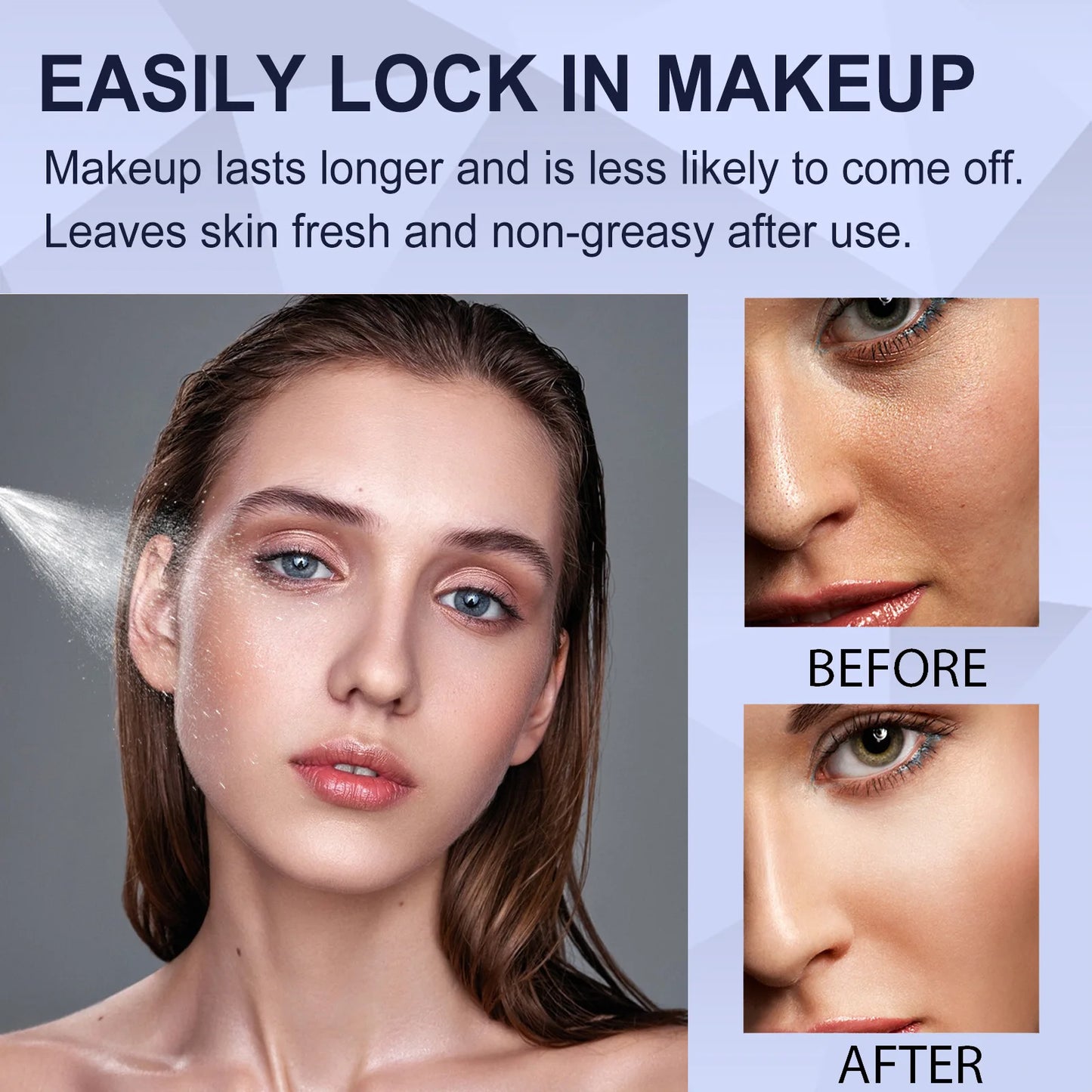 Makeup Setting Spray Waterproof Rapid Film Formation Oil Control No Faint Makeup Refreshing Spray