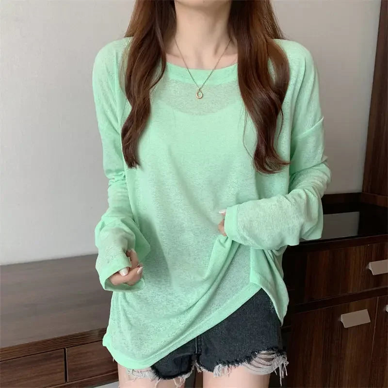 Mesh Sunscreen Long Sleeved  Cover