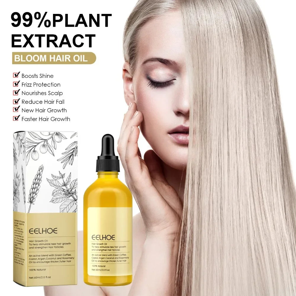 Rosemary Dense Hair Essential Oil Veganic  Prevent Hair Loss  Nourish Hair Care Oil 60ml