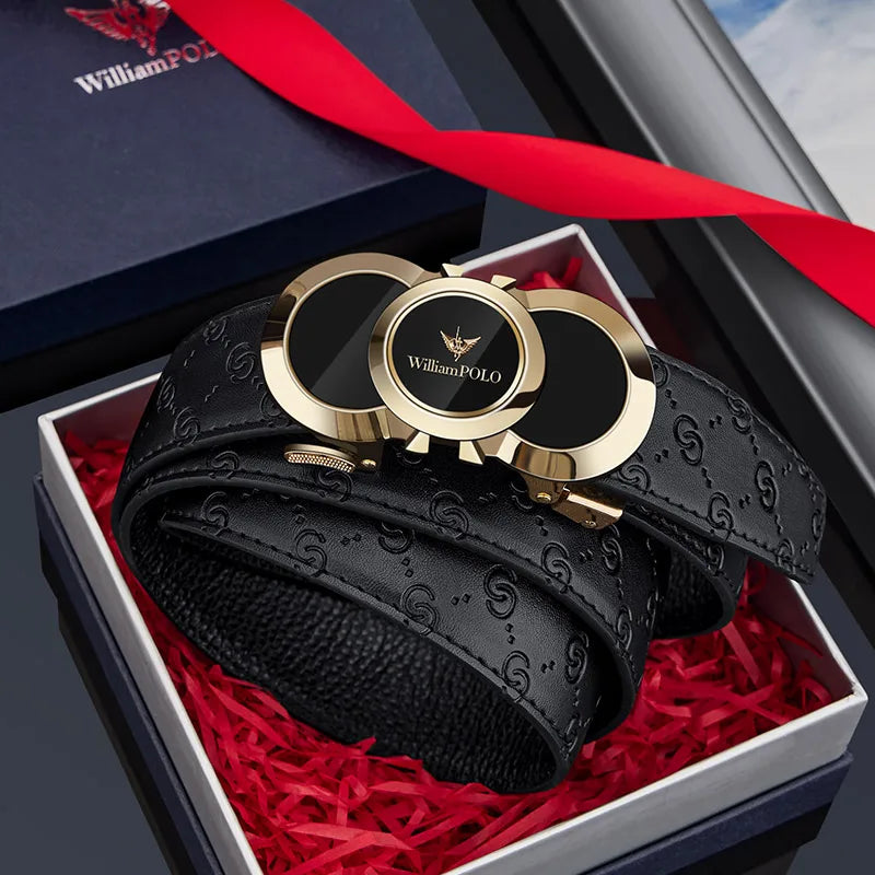 Fashionable high-end belt, automatic buckle, Casual and personalized belt