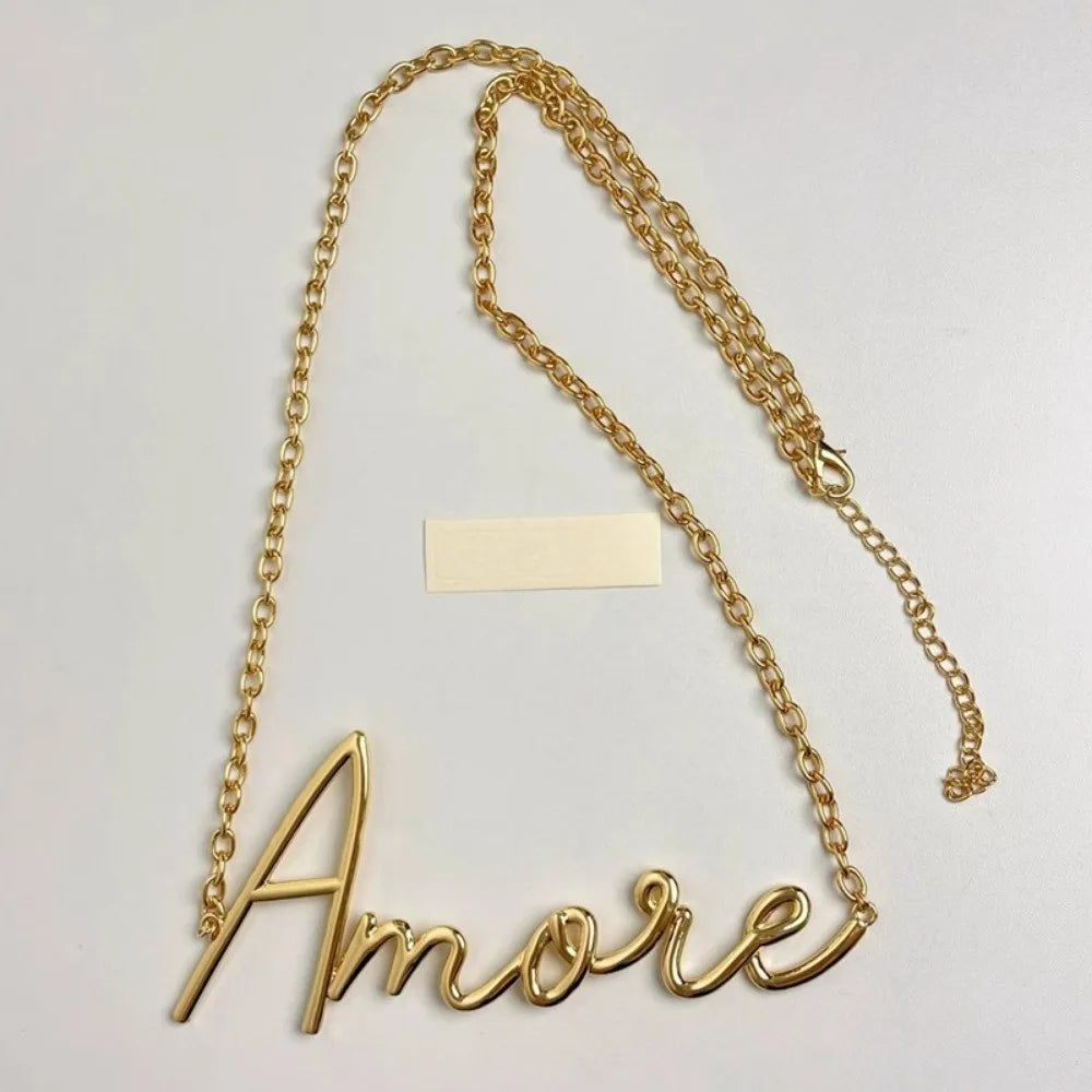 Women's Belt, Fashion Versatile Simple Women's Waist Chain, Gold Retro Women's Belt