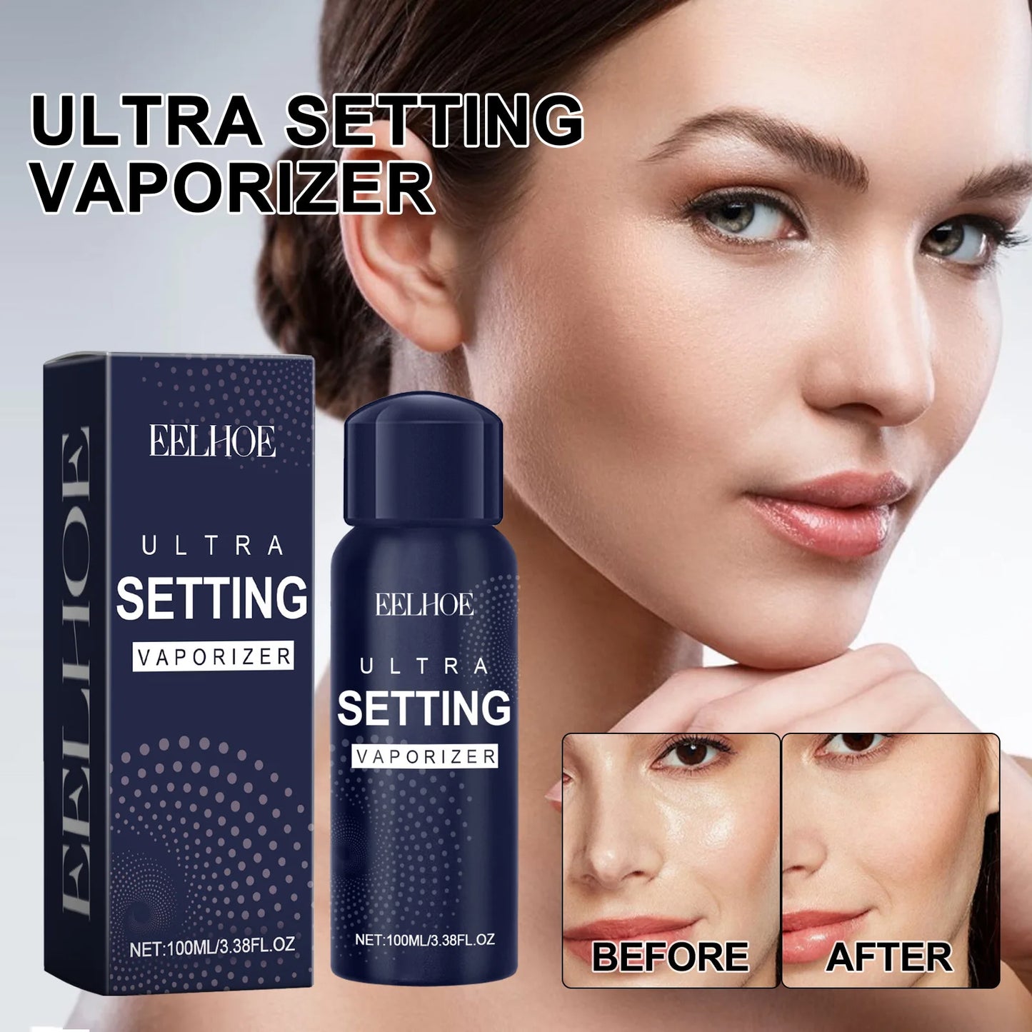 Makeup Setting Spray Waterproof Rapid Film Formation Oil Control No Faint Makeup Refreshing Spray