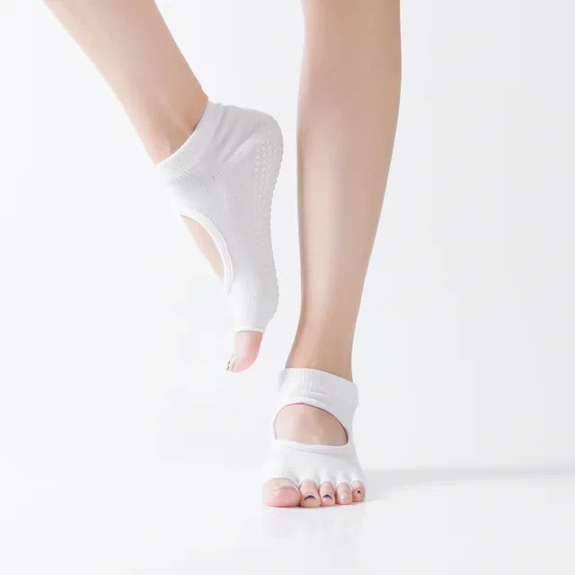 Toeless Non Slip Grip Socks for Yoga  Pilates Fitness Gym Sports Anti Slip  Socks